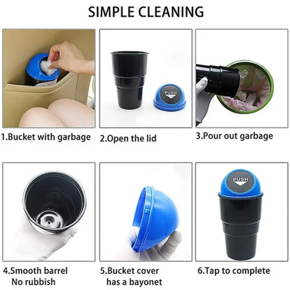Mini car trash bin - automotive