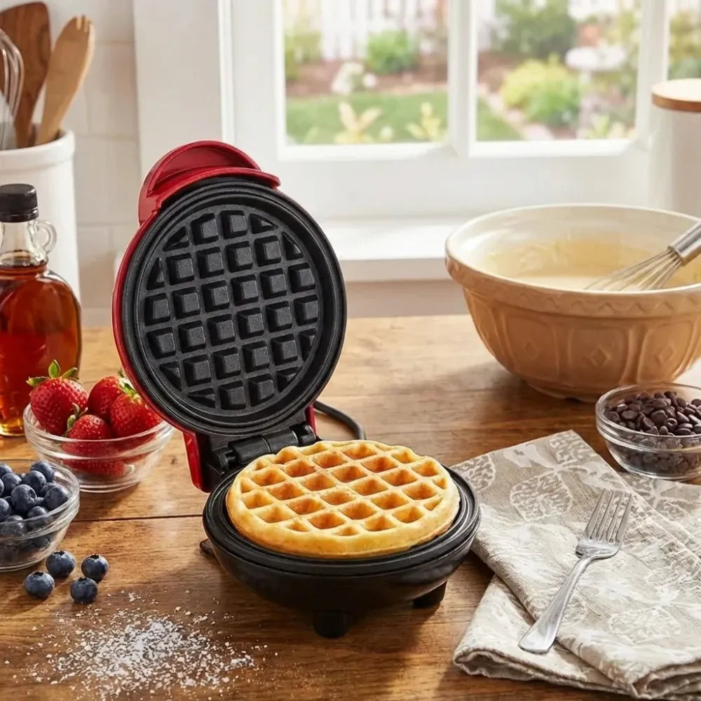 Mini compact waffle maker - home & kitchen