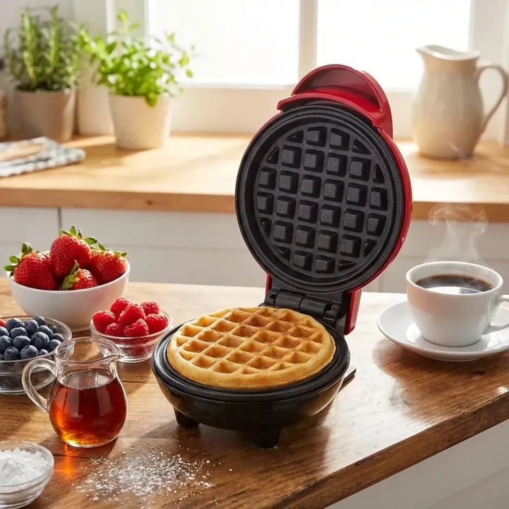 Mini compact waffle maker - home & kitchen