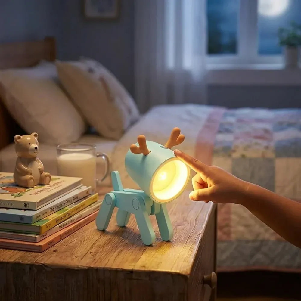 Mini deer shape led desk lamp