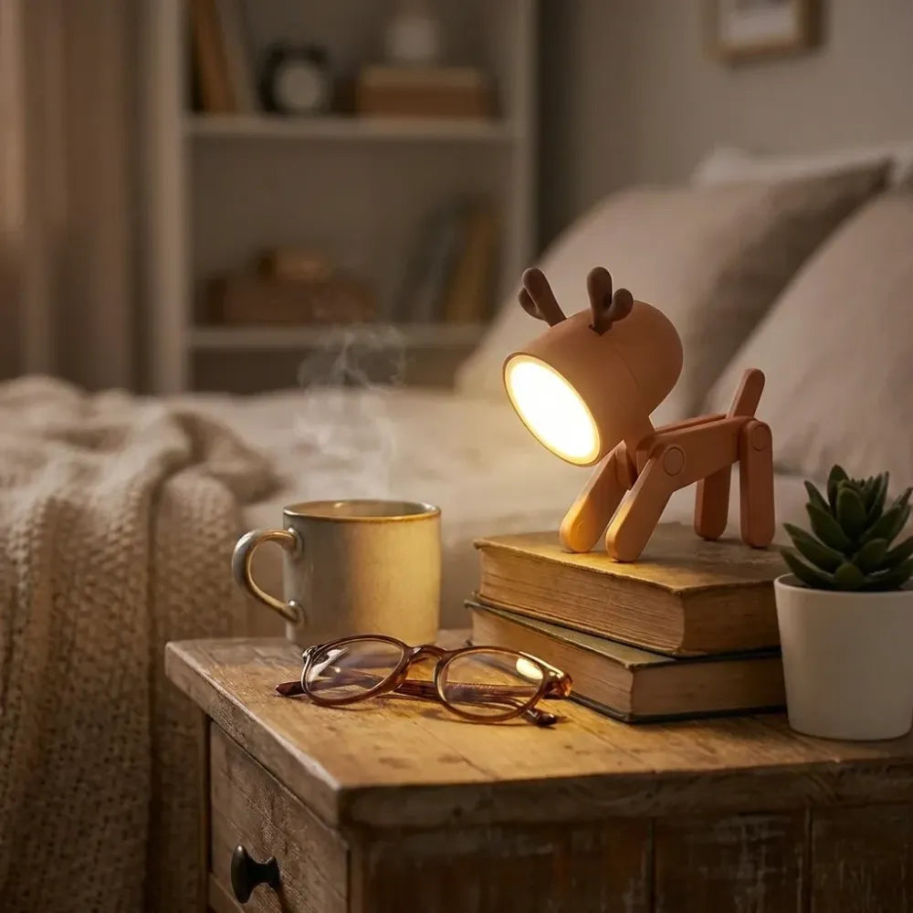 Mini deer shape led desk lamp