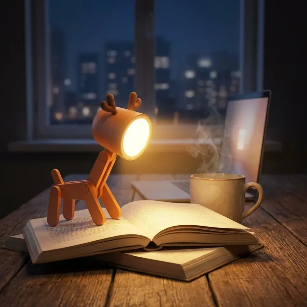 Mini deer shape led desk lamp