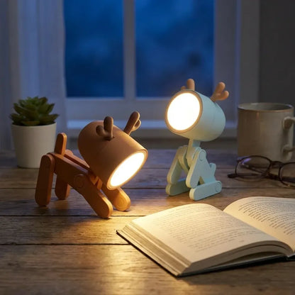 Mini deer shape led desk lamp