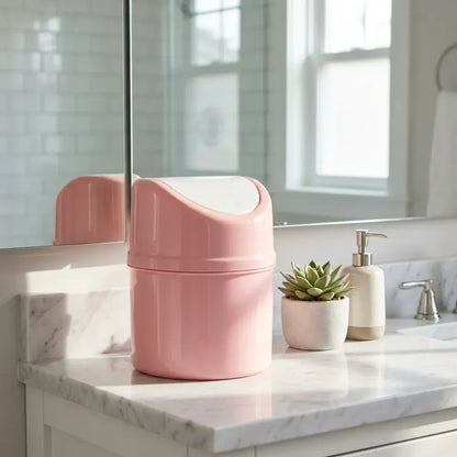 Mini desktop trash can - home & kitchen