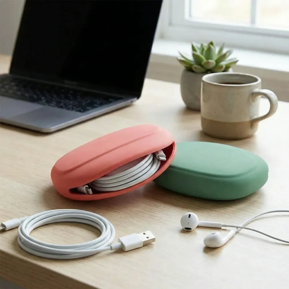 Mini earphone & key organizer – pack of 2