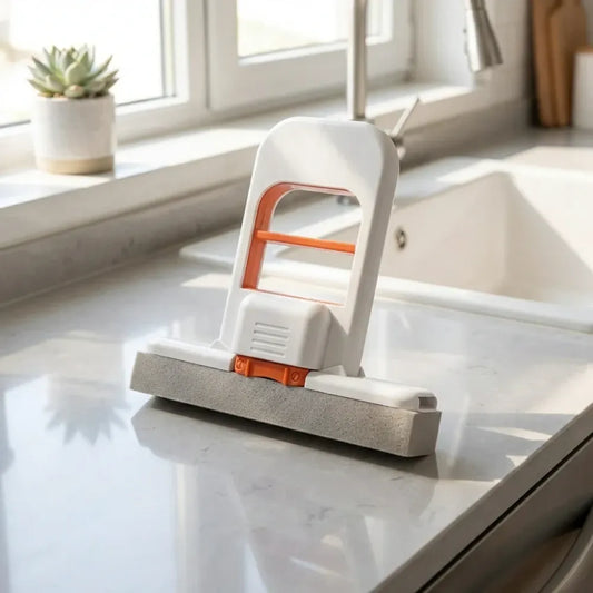 Mini foldable desktop sponge mop