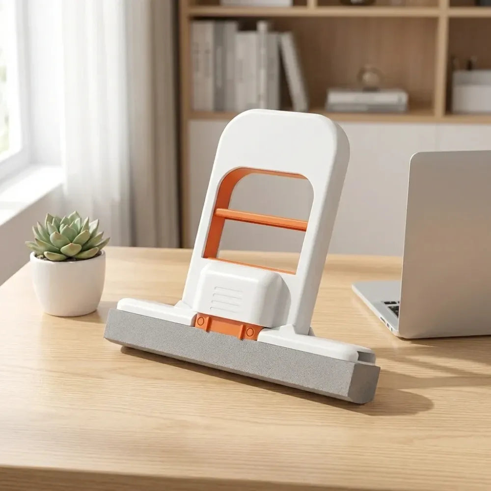 Mini foldable desktop sponge mop