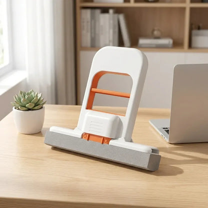Mini foldable desktop sponge mop