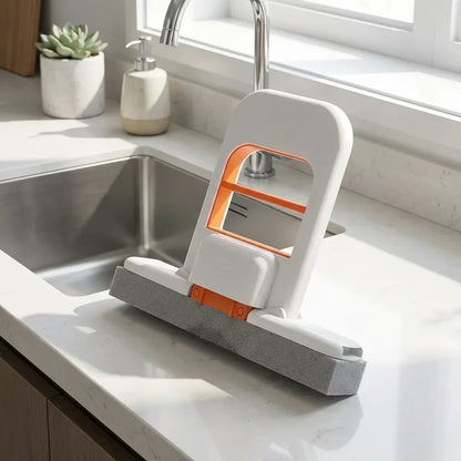 Mini foldable desktop sponge mop