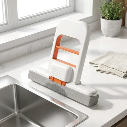 Mini foldable desktop sponge mop