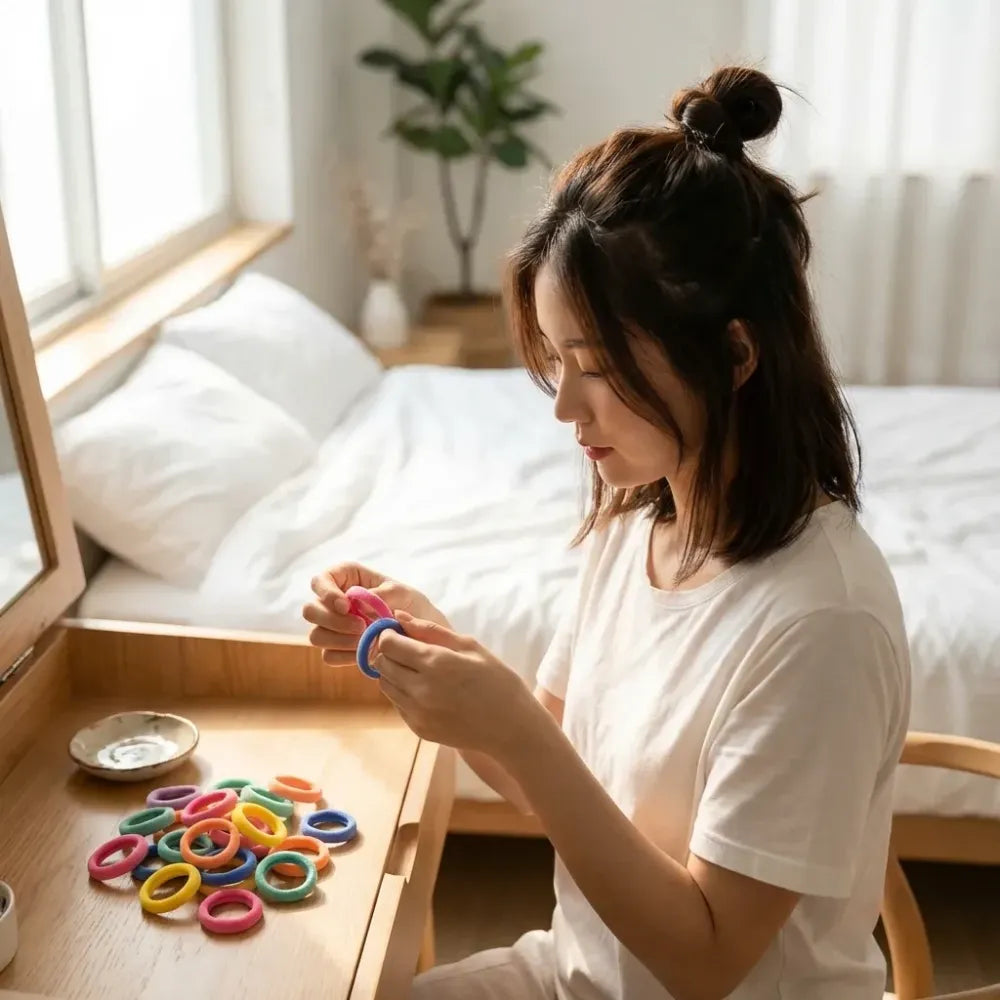 Mini hair ties for kids - health care