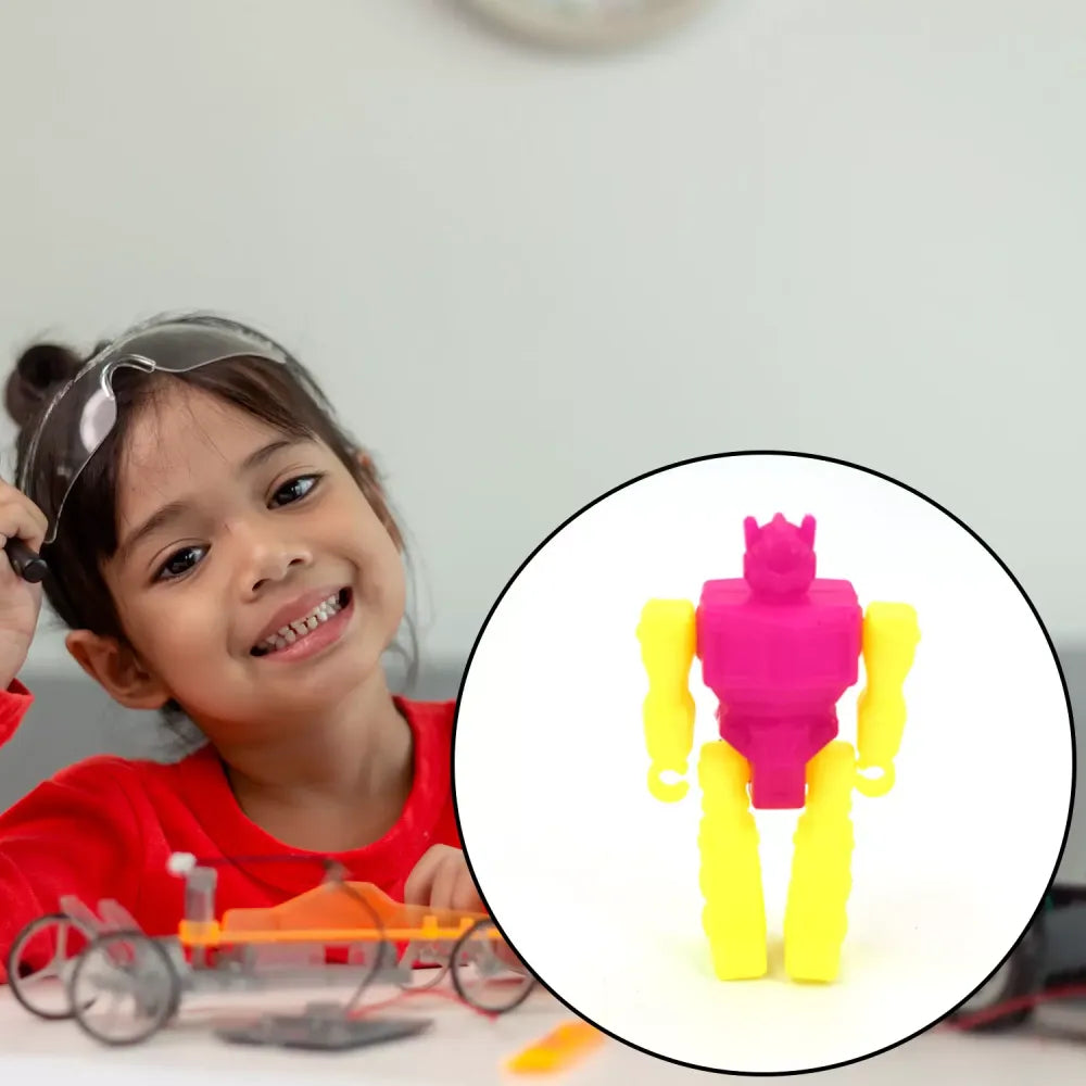 Mini interactive robot toy