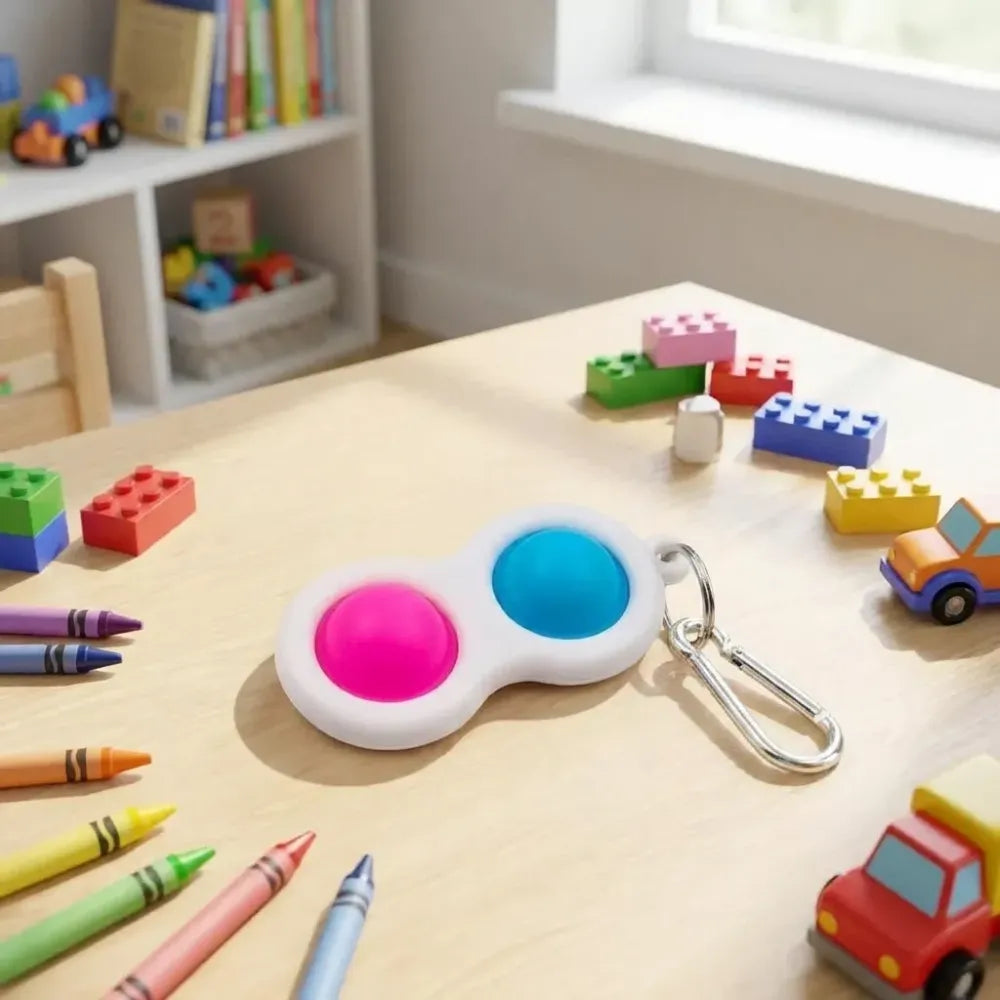 Mini keychain fidget toy - automotive