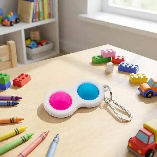 Mini keychain fidget toy - automotive
