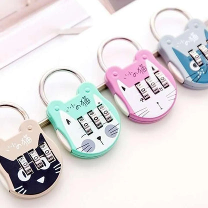 Mini luggage lock anti-theft travel bag digit code gym locker