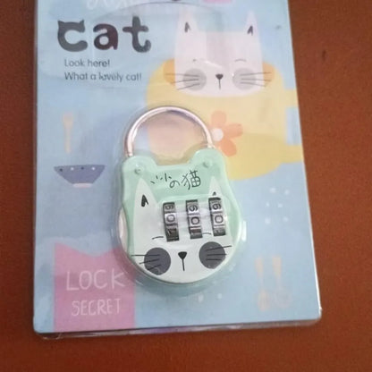 Mini luggage lock anti-theft travel bag digit code gym locker