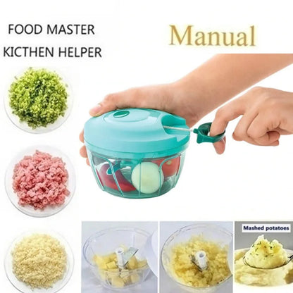 Mini plastic vegetable chopper - home & kitchen