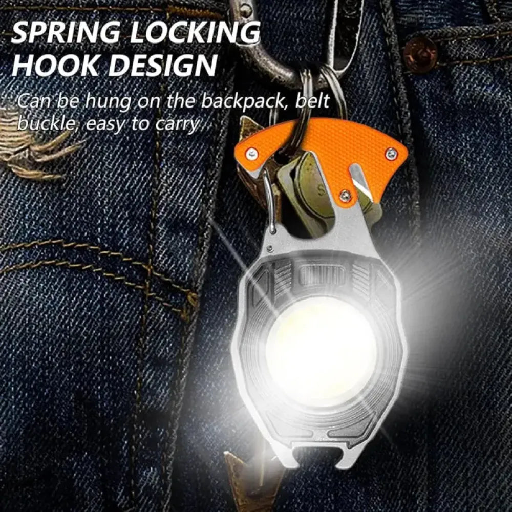 Mini rechargeable keychain torch