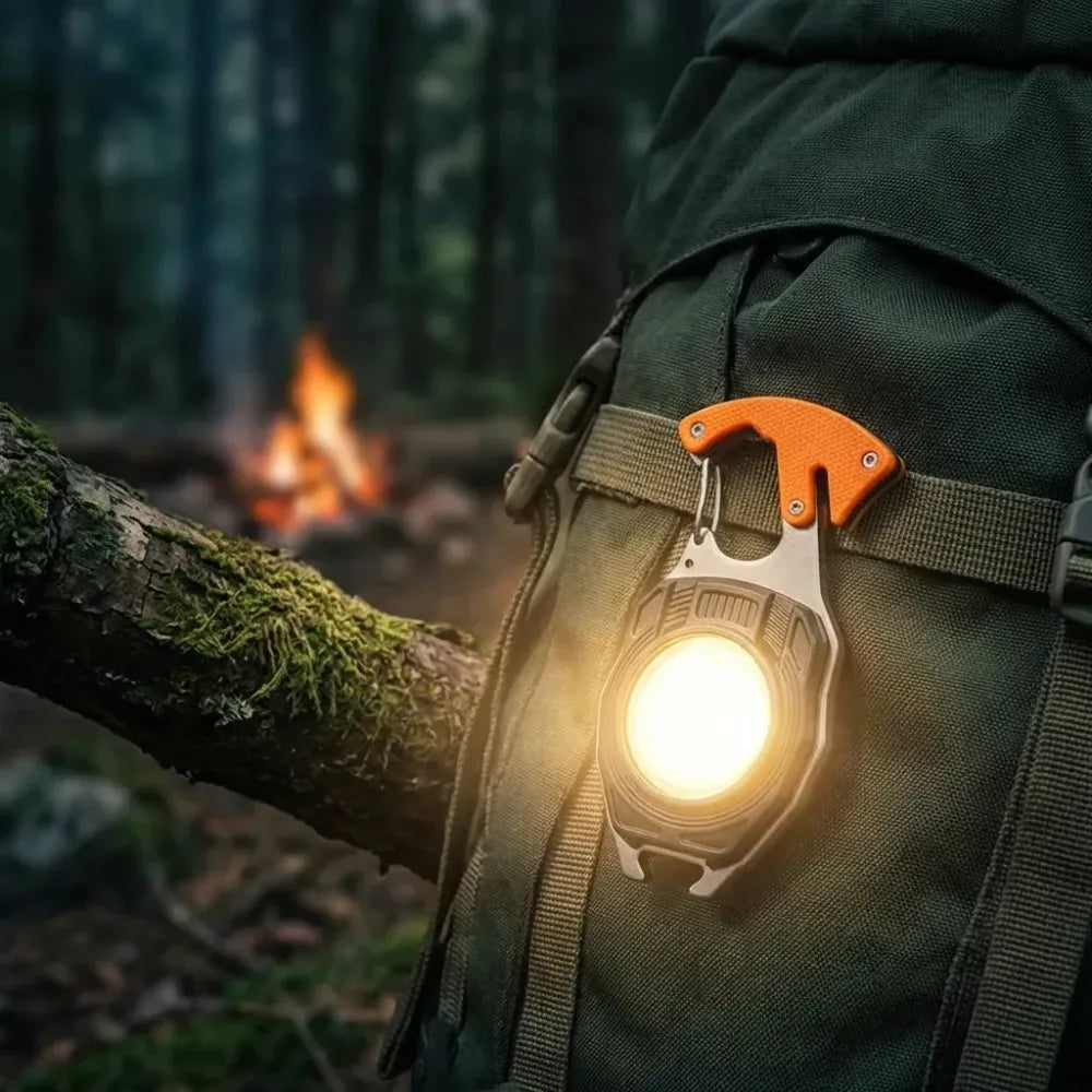 Mini rechargeable keychain torch