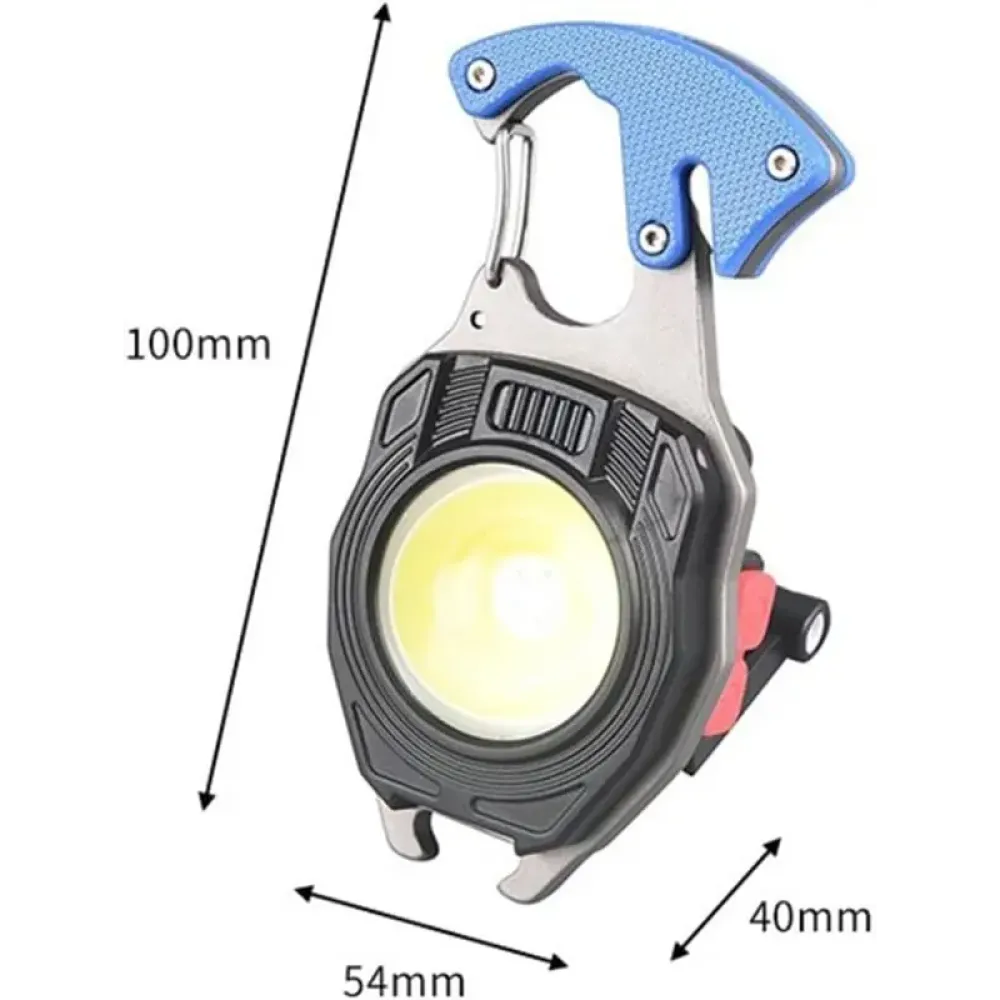 Mini rechargeable keychain torch