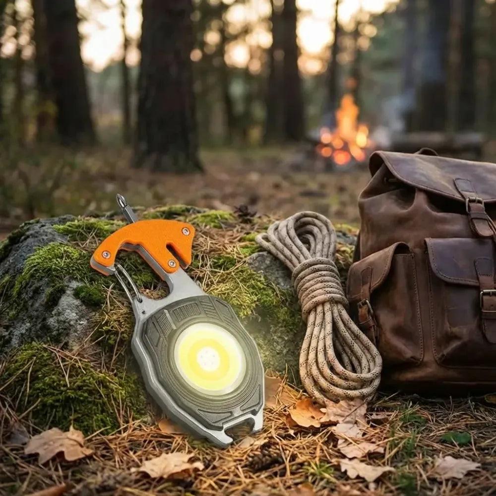 Mini rechargeable keychain torch