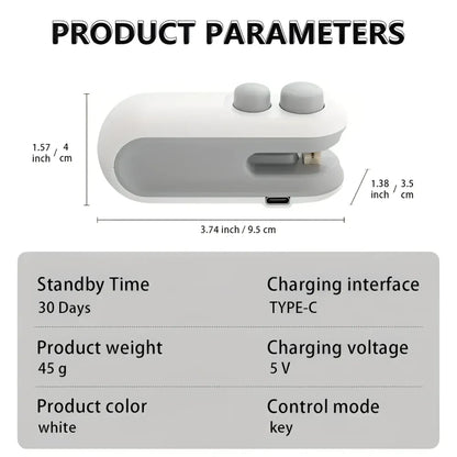Mini usb bag sealer