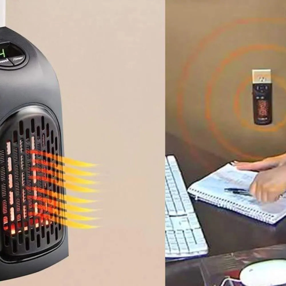 Mini wall plug-in heater - electronics