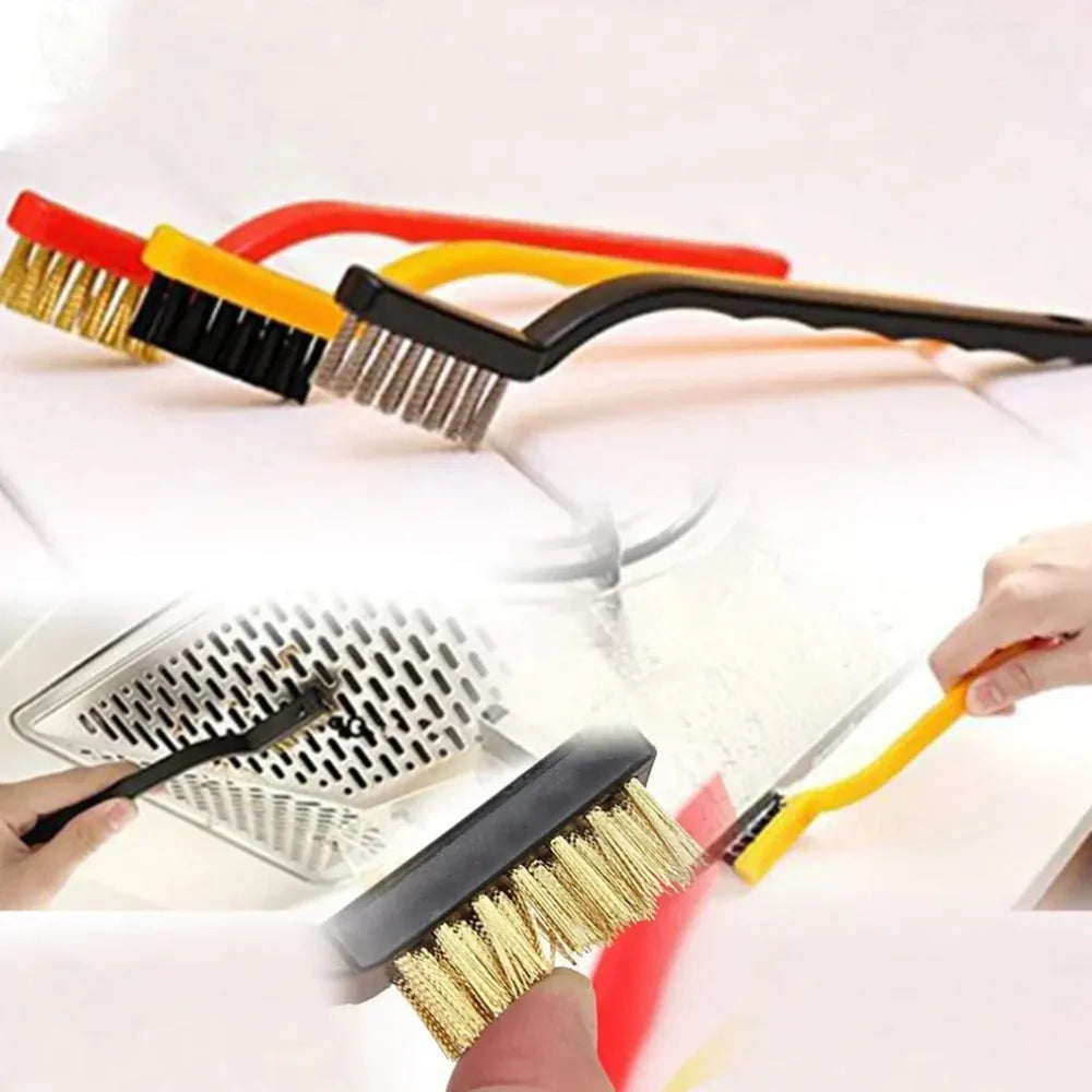 Mini wire brush set (3-piece) - hardware