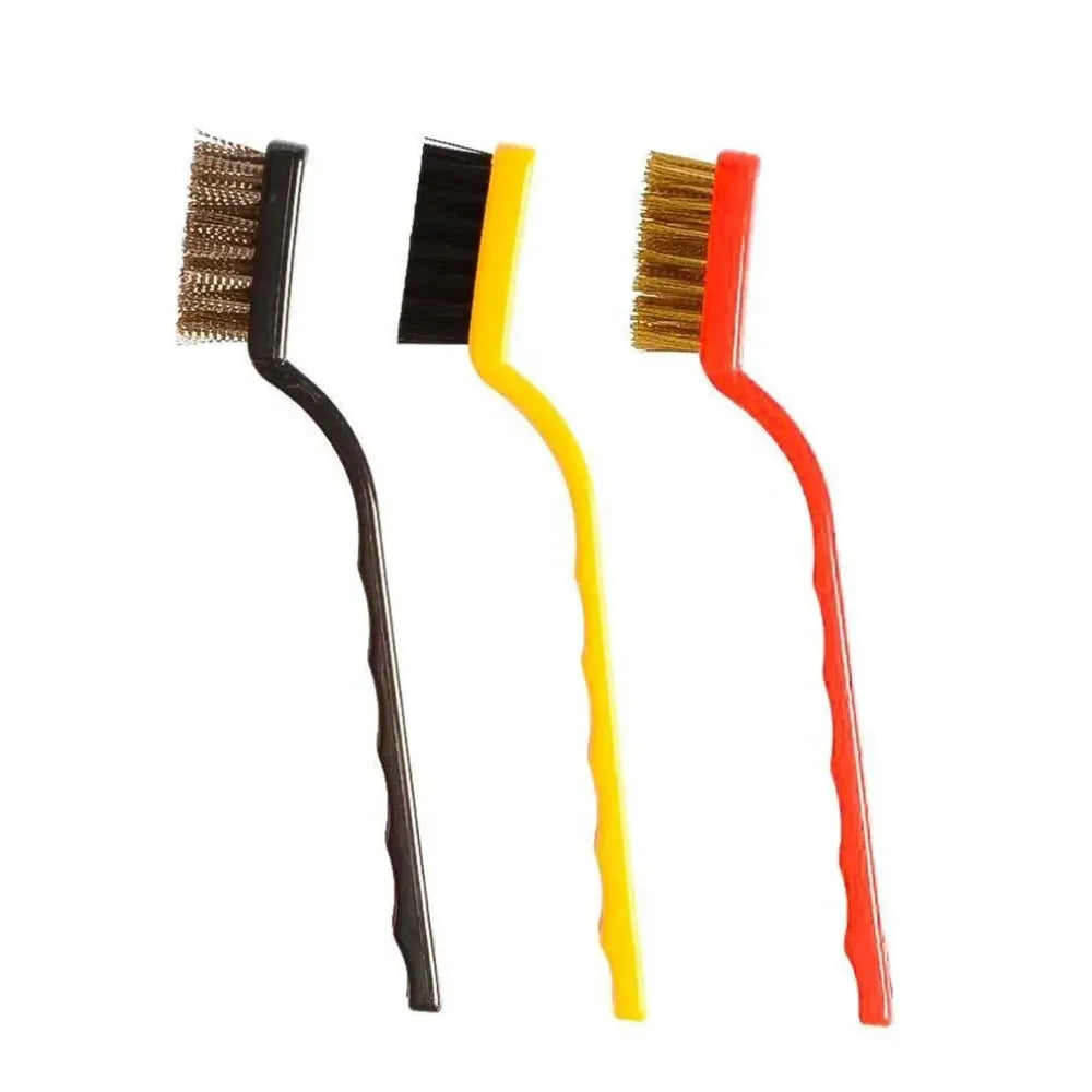 Mini wire brush set (3-piece) - hardware