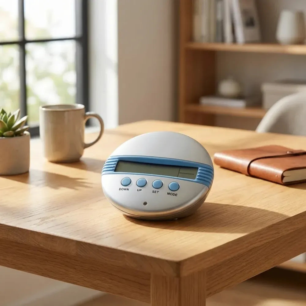 Minimalist analog alarm clock - home & kitchen