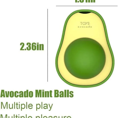 Minty catnip avocado ball