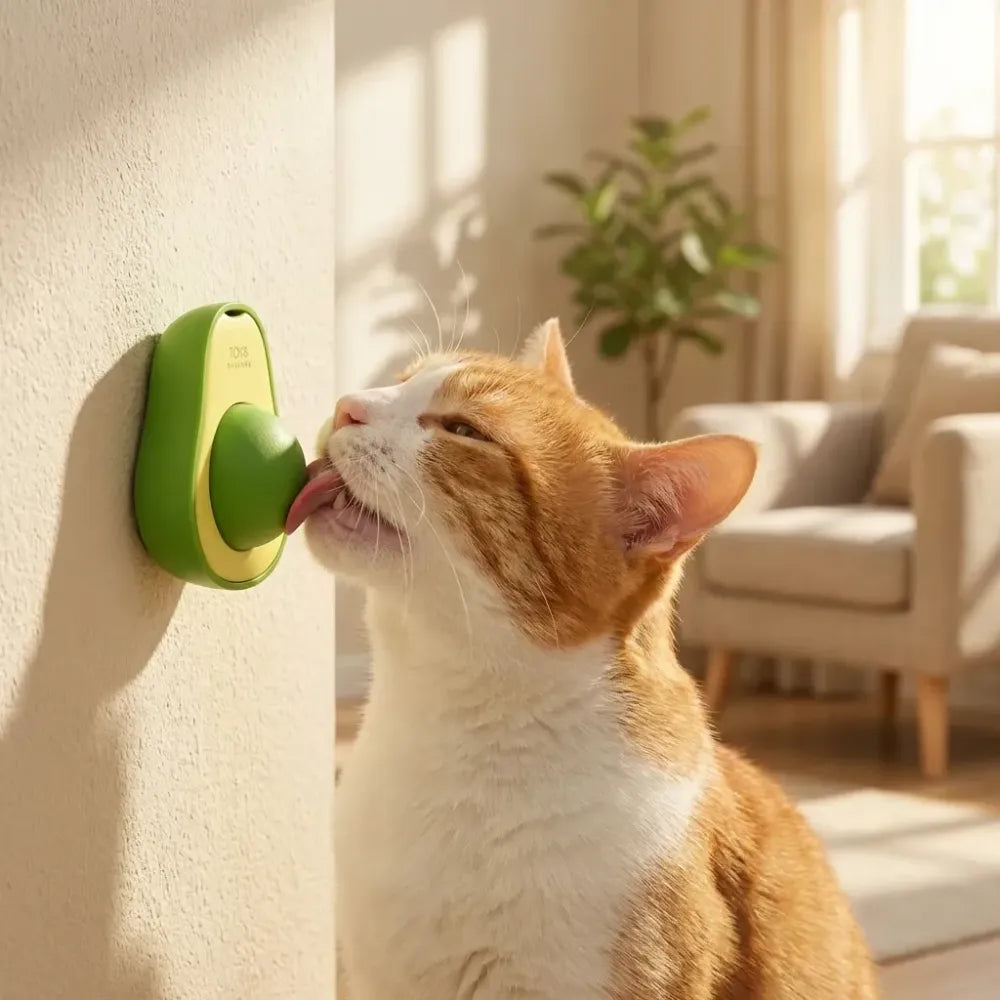 Minty catnip avocado ball