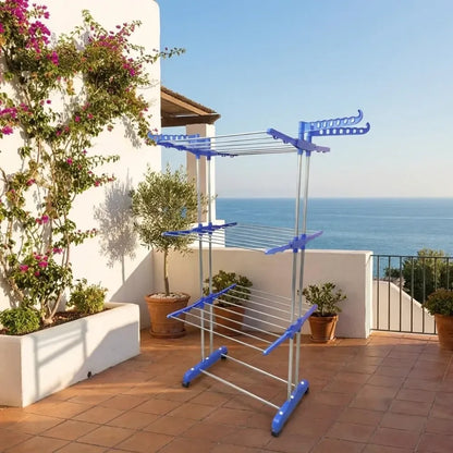 Mobile foldable drying rack - home & kitchen