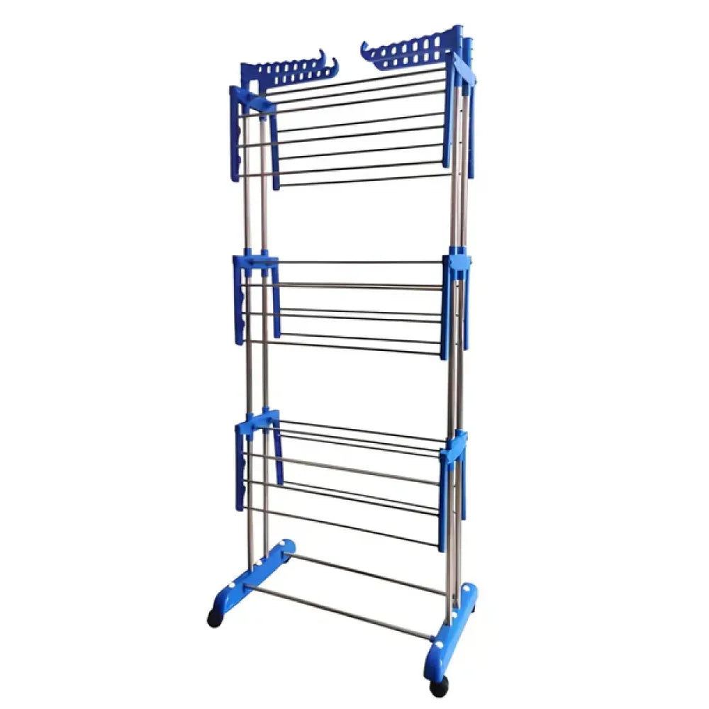Mobile foldable drying rack
