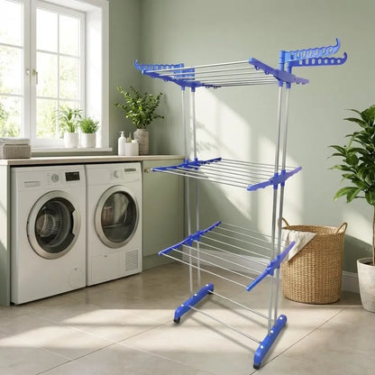 Mobile foldable drying rack - home & kitchen