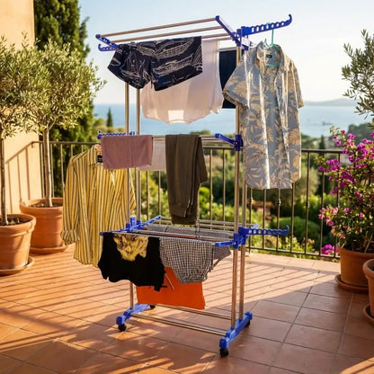 Mobile foldable drying rack - home & kitchen