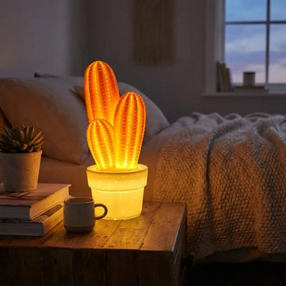 Modern ceramic table lamp - office