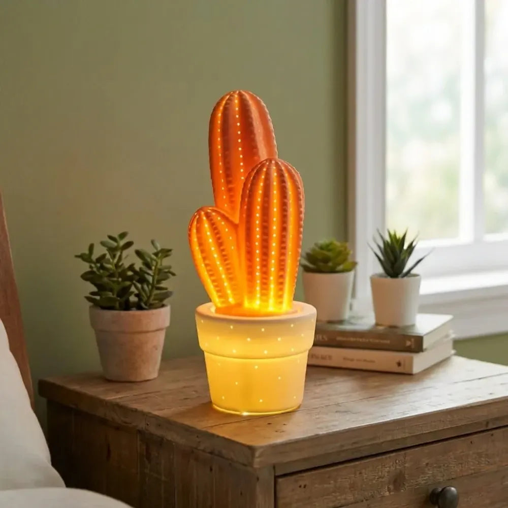 Modern ceramic table lamp - office