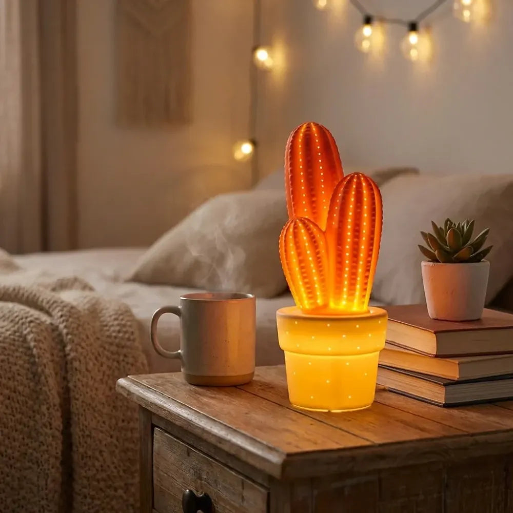 Modern ceramic table lamp - office
