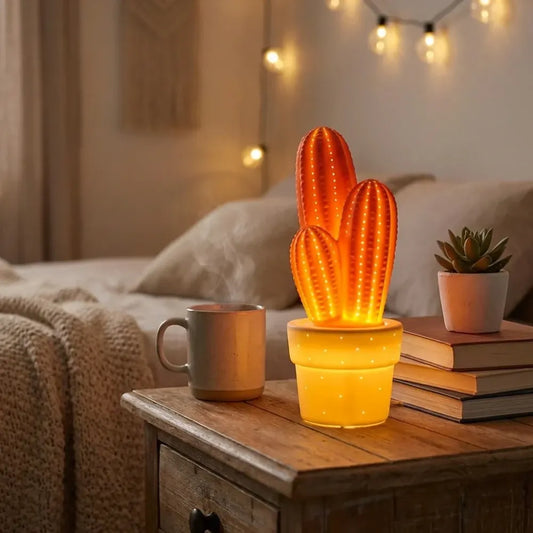 Modern ceramic table lamp - office
