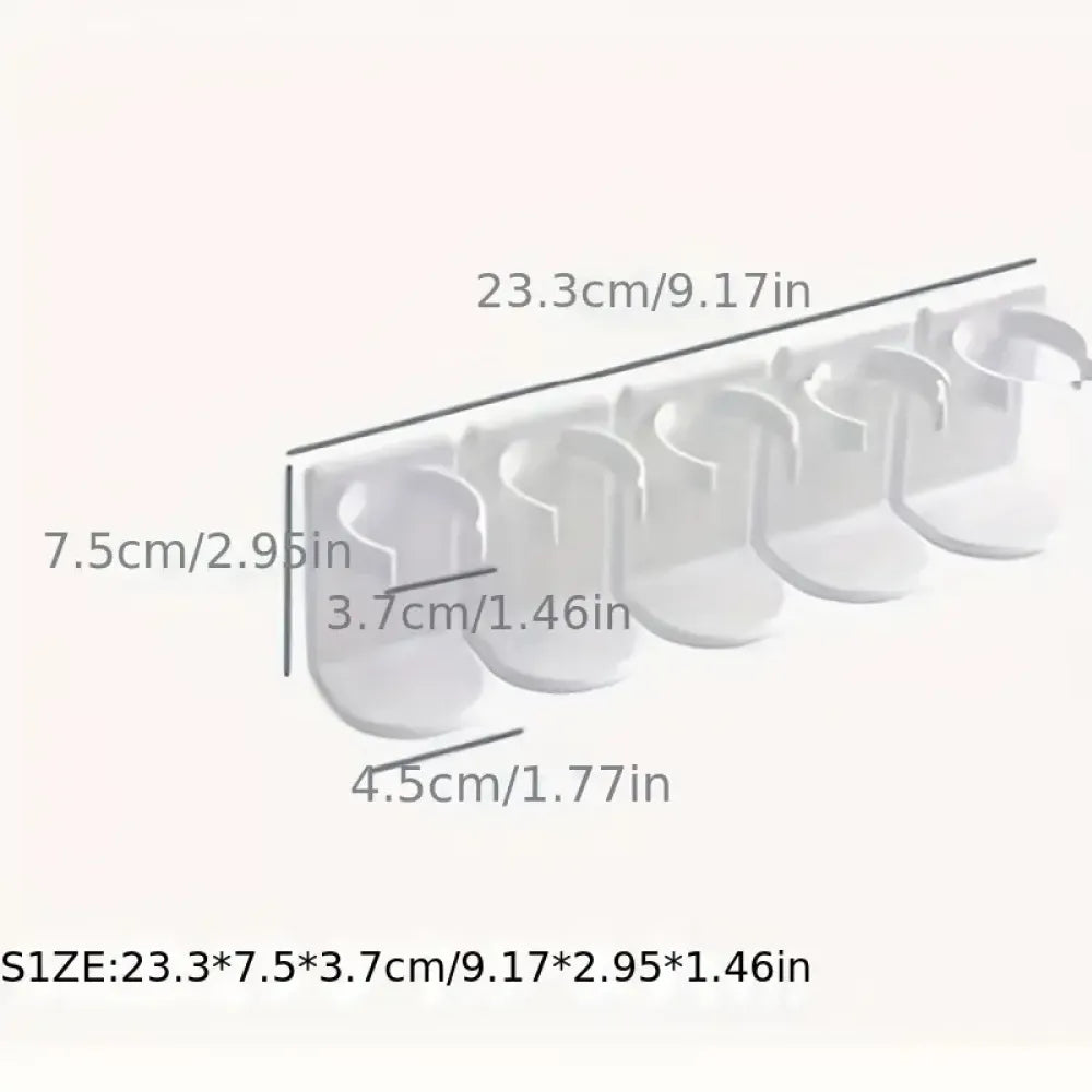 Modular wall cosmetic organizer