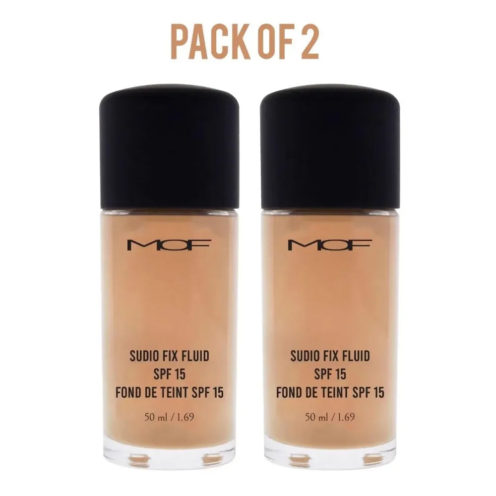 Mof studio fix foundation – 100ml × 2