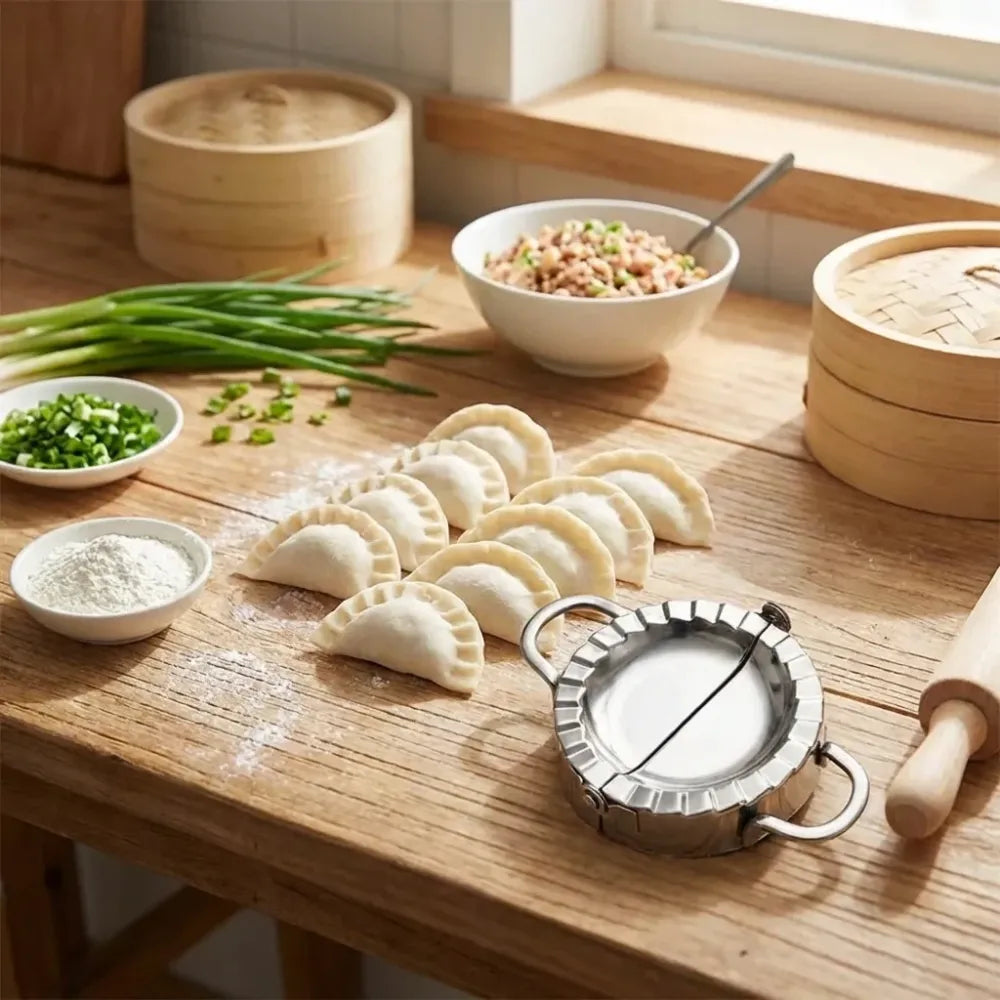 Momos maker stainless steel dumpling