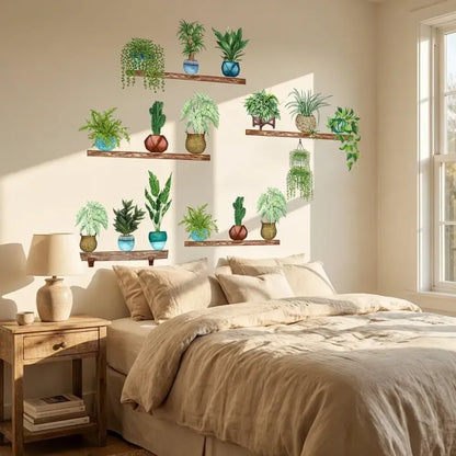 Monstera leaf wall stickers - pack of 4