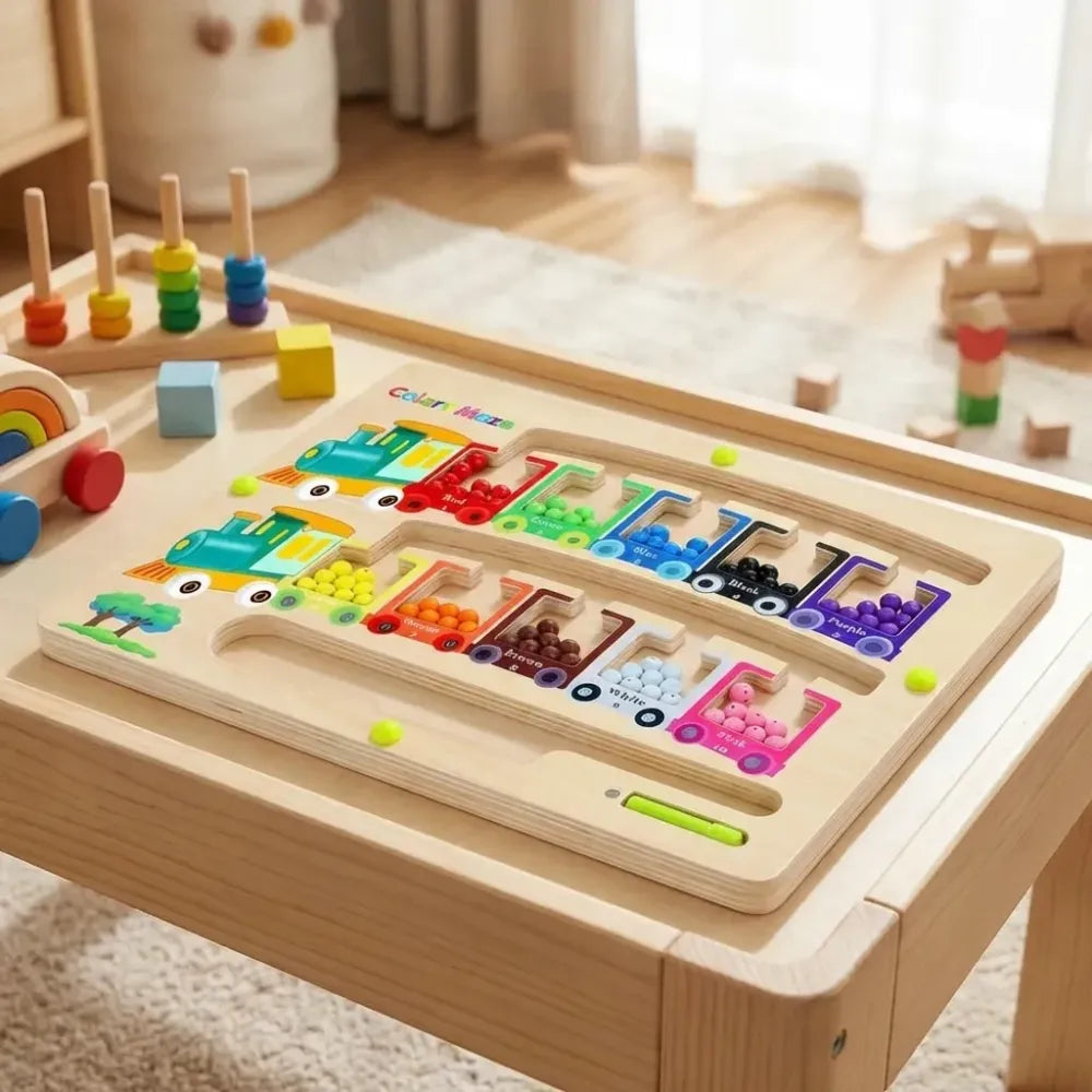 Montessori magnetic maze puzzle