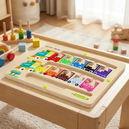 Montessori magnetic maze puzzle