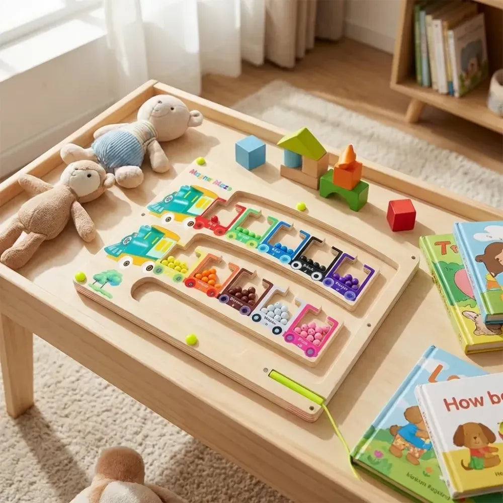 Montessori magnetic maze puzzle