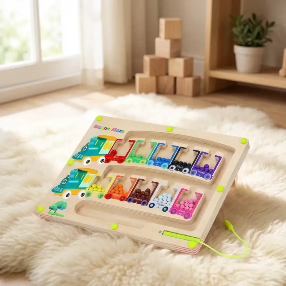 Montessori magnetic maze puzzle