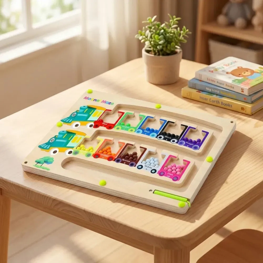 Montessori magnetic maze puzzle