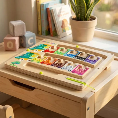 Montessori magnetic maze puzzle